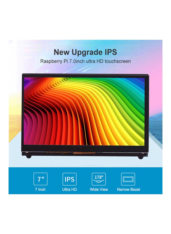 Aibecy 7-Inch HD IPS Touchscreen Portable Monitor with Cable and Screws Kit Black - Image 3