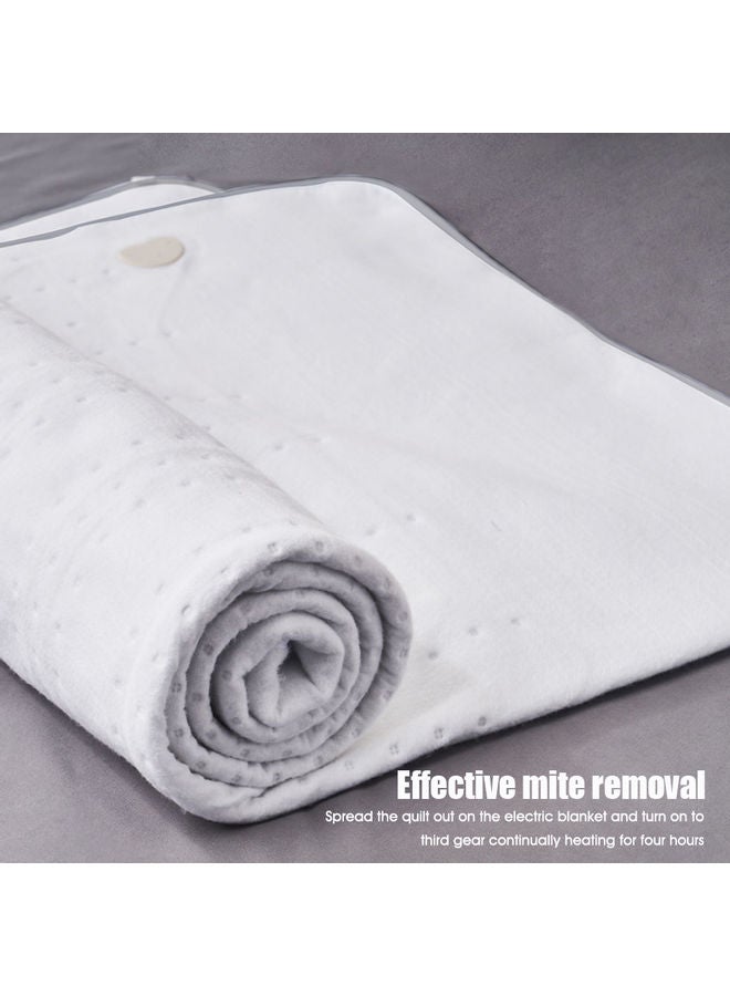 Generic Electric Heated Blanket Fabric White 60x40x46cm  - Image 2
