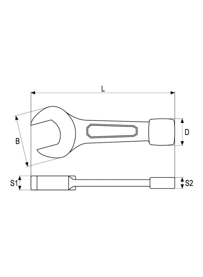 Yato Open End Impact Wrench 41mm YT-1619 Black - Image 2