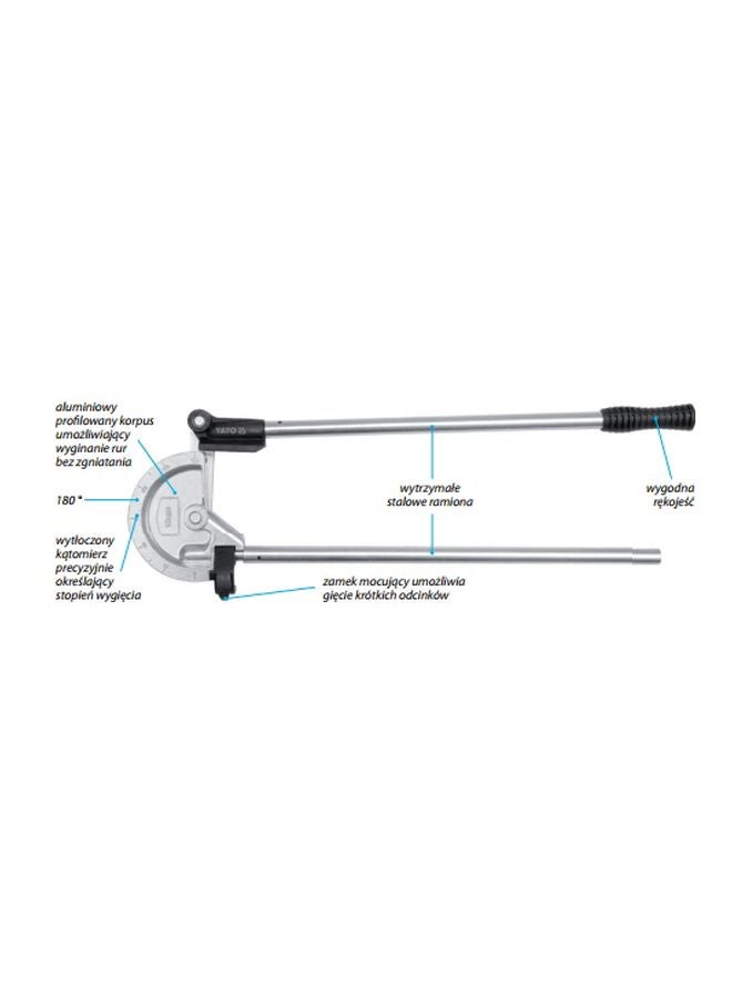 Yato Pipe Bender 16mm Tubes YT-21845 Silver/Black - Image 3