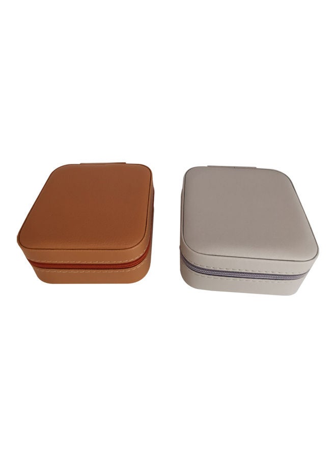 Generic - 2-Piece Portable Travel Jewellery Organizer Set - Image 1
