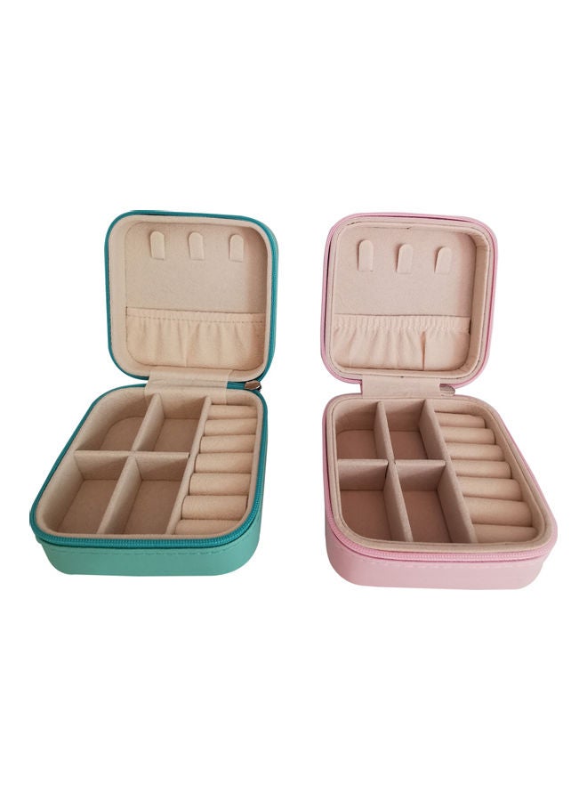 Generic - 2-Piece Portable Travel Jewellery Organizer Set - Image 1