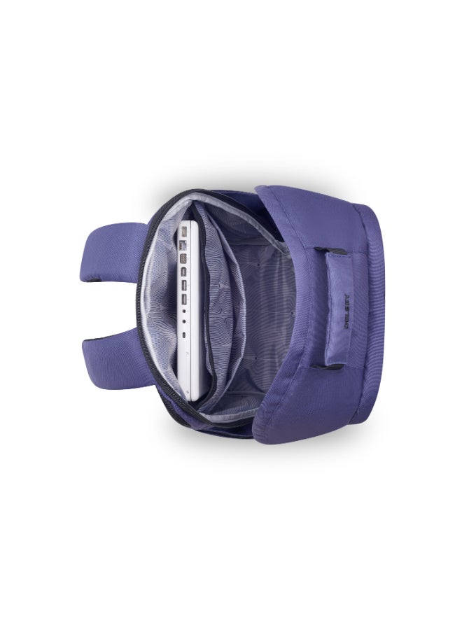 DELSEY Securban Casual Laptop Bag 13-Inches Blue/White - Image 4