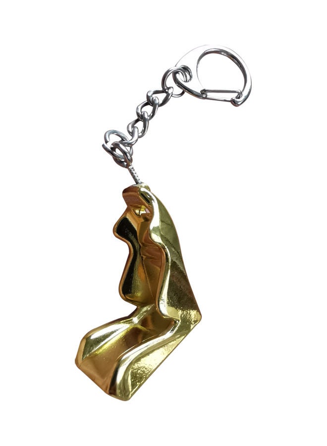 Generic Car Seat Shaped Key Chain Gold/Silver  - Image 3