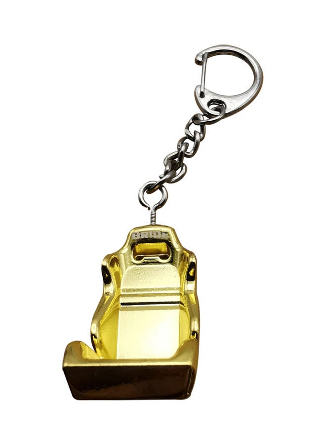Generic Car Seat Shaped Key Chain Gold/Silver  - Image 4