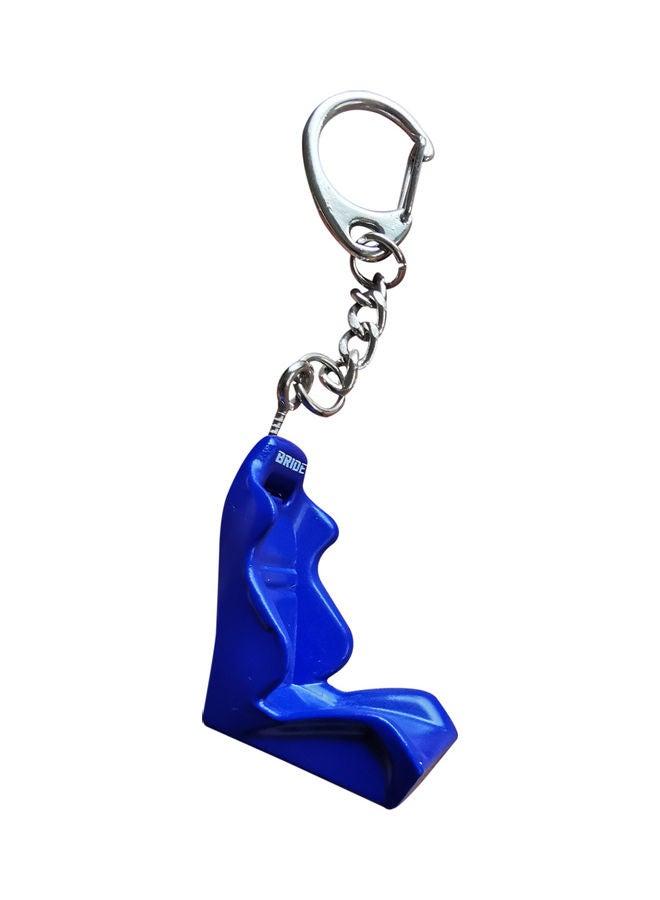 Generic Car Seat Shaped Key Chain Blue/Silver  - Image 3