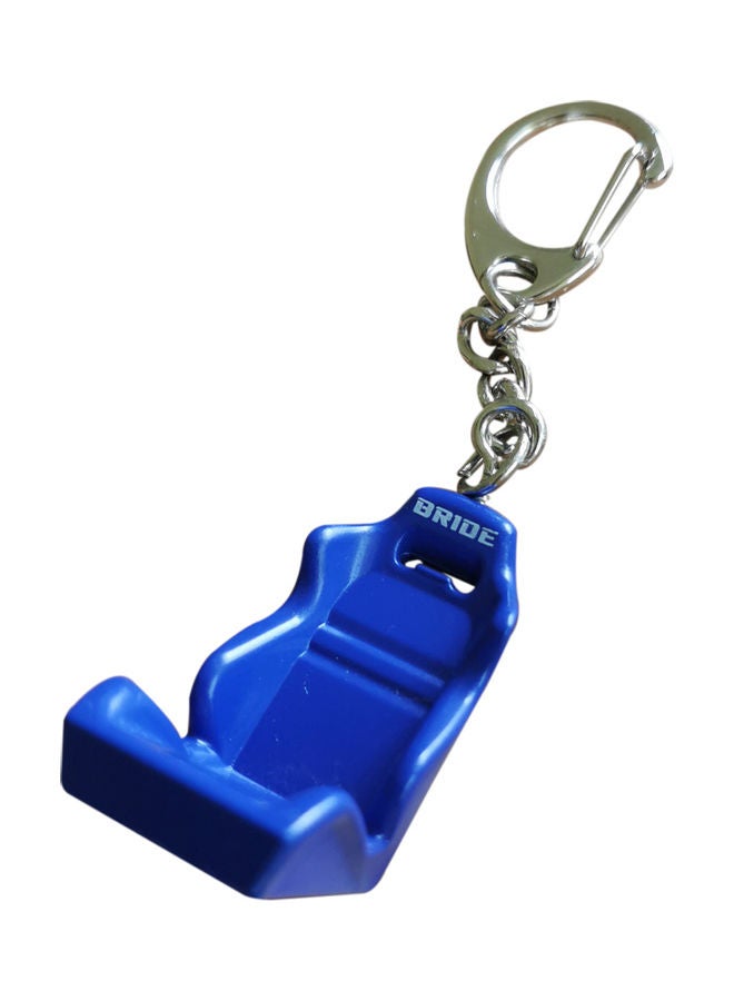 Generic Car Seat Shaped Key Chain Blue/Silver  - Image 4