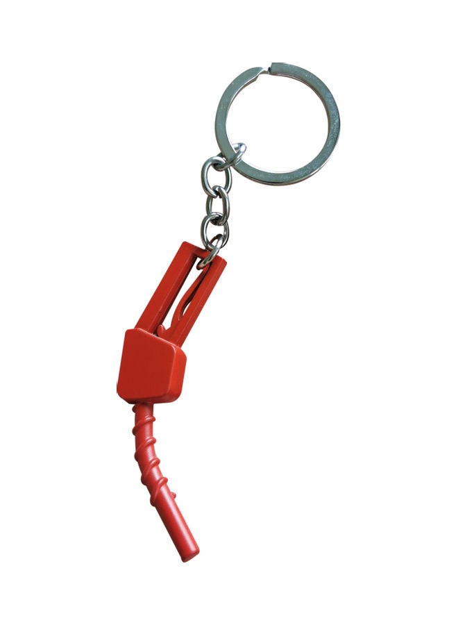 Generic Creative Design Gas Pump Key Chain Red  - Image 1