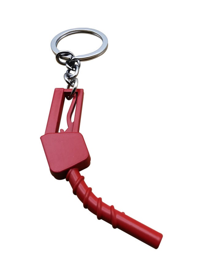 Generic Creative Design Gas Pump Key Chain Red  - Image 2