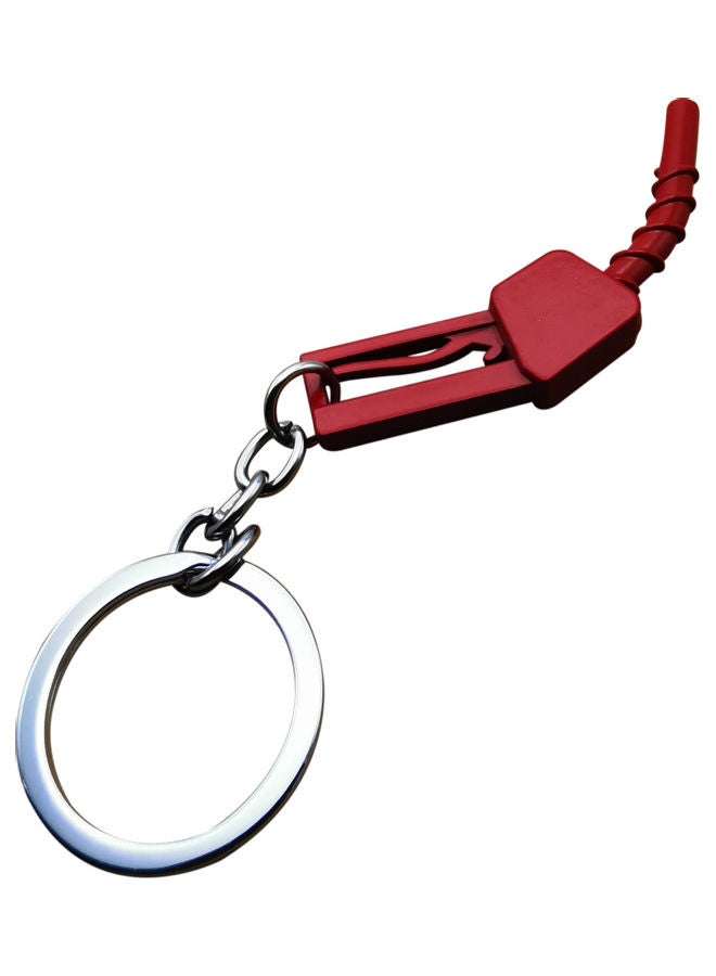 Generic Creative Design Gas Pump Key Chain Red  - Image 3