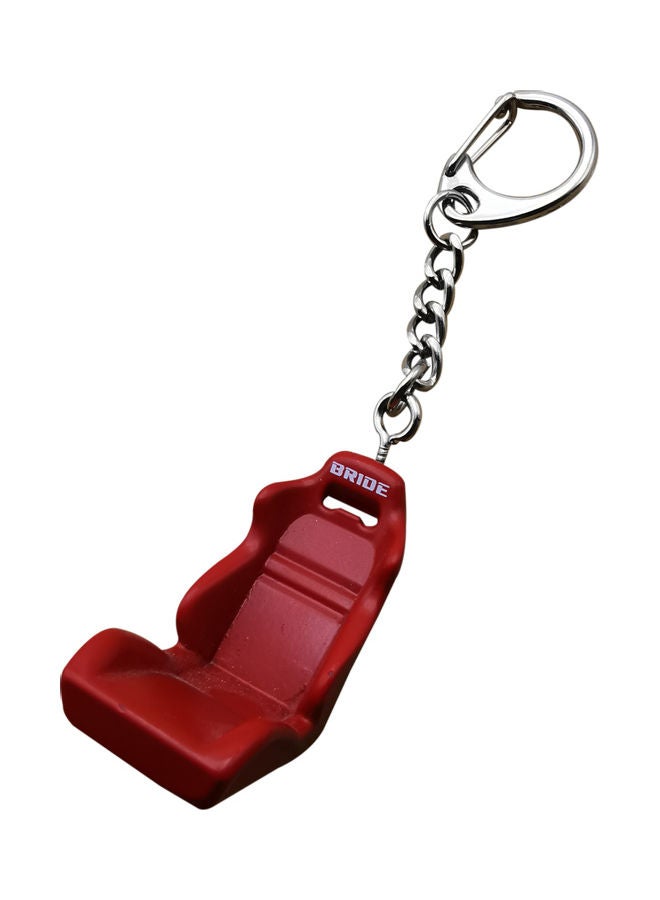 Generic Automotive Racing Seat Key Chain Red  - Image 1