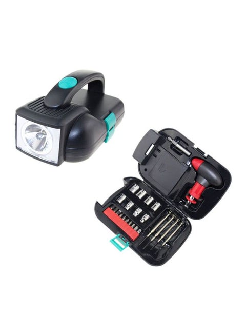 Multi-Purpose Tool Lamp Black/Red/Silver