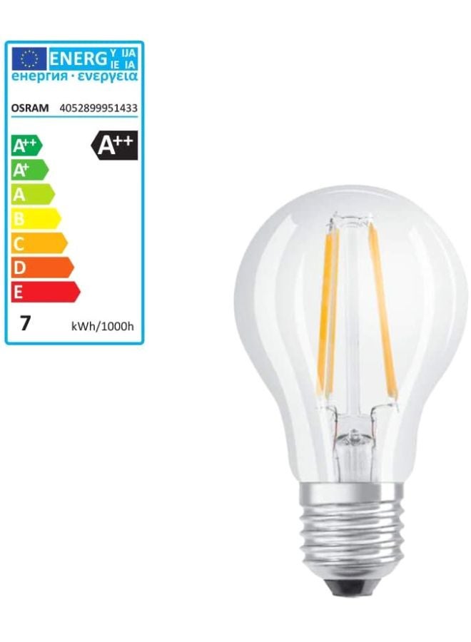 OSRAM Clear Filament Cl A 75 8W,E27 LED Bulb Warm White - Image 3