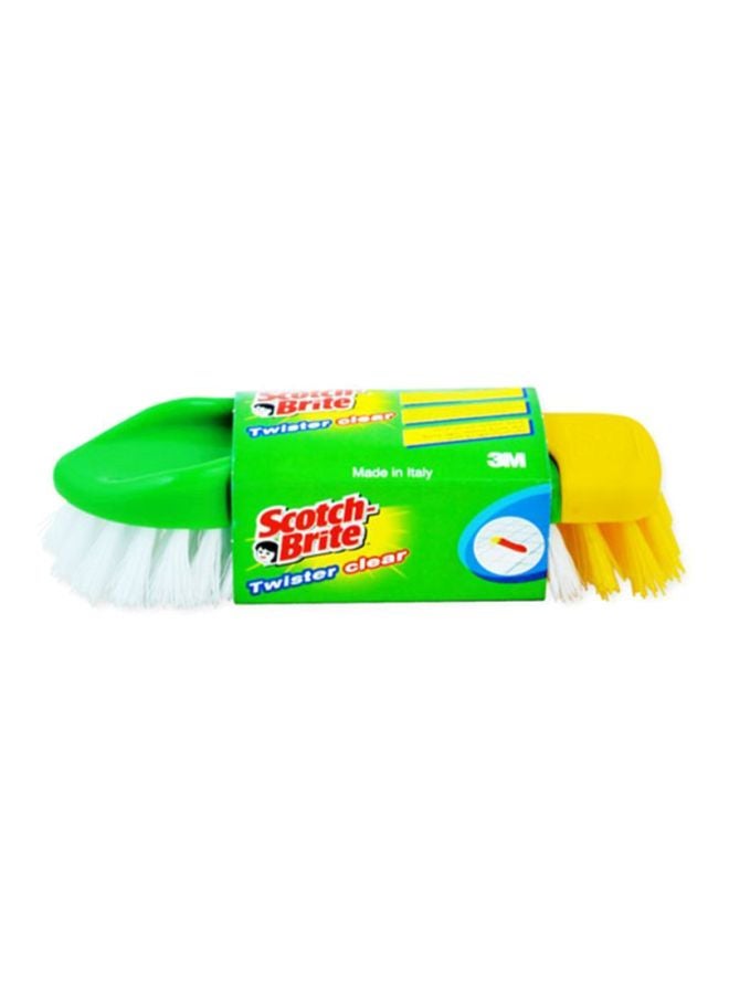 Hand Brush Green/Yellow/White