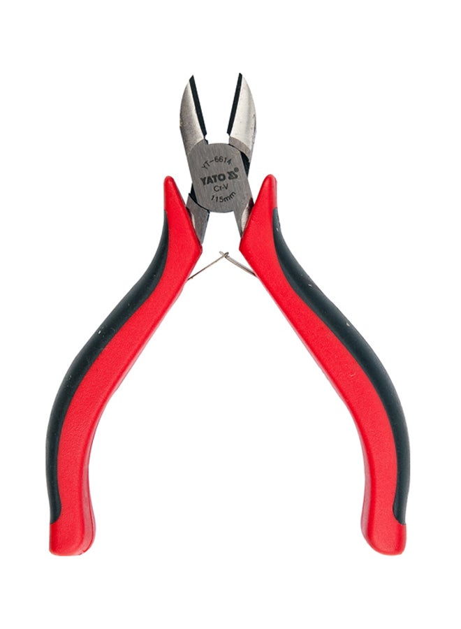 ياتو زرادية صغيرة للقطع بجانب قطري أحمر/أسود/فضي - Image 1