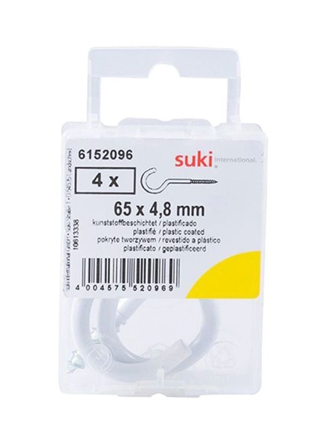 suki Clothesline Hooks Silver - Image 1