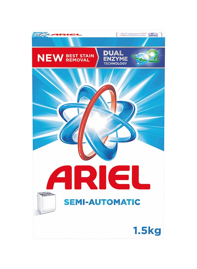 Ariel Semi Automatic Detergent Powder White 1.5kg  - Image 1