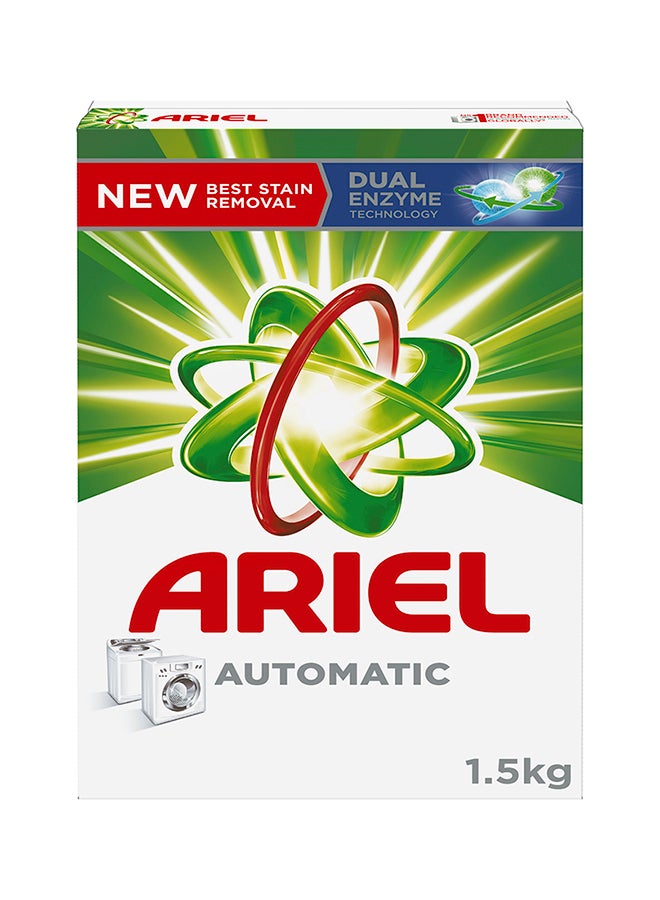 Ariel Automatic Laundry Powder Detergent Original Scent 1.5kg - Image 1