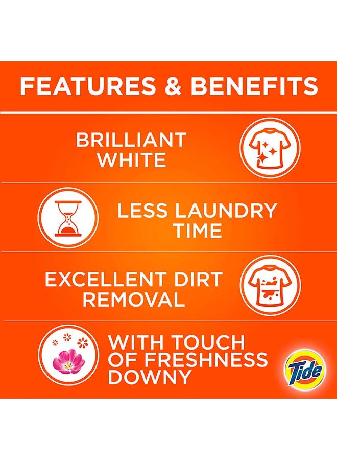 تايد مسحوق الغسيل مع انتعاش عبير داوني للغسالات الأوتوماتيكية أبيض 2.5كيلوجرام - Image 5