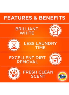 Tide Automatic Powder Detergent Original Scent White 2.5kg  - Image 4