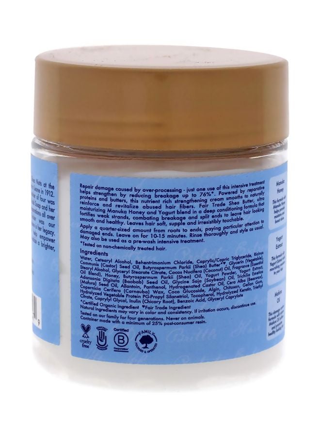 SheaMoisture - Shea Moisture Manuka Honey & Yogurt Hydrate + Repair Protein-Strong Treatment White - Image 1