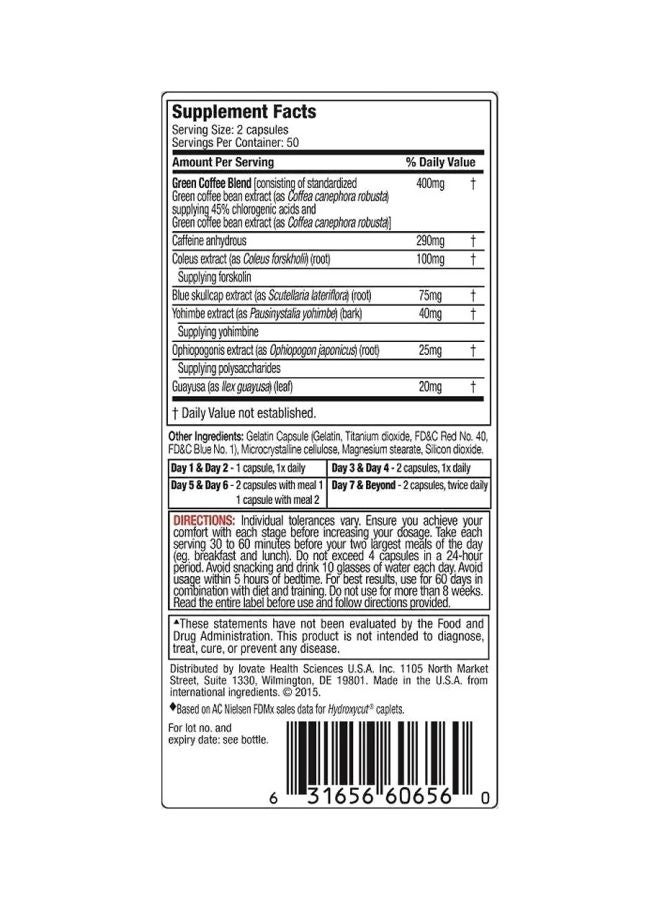 MuscleTech - HYDROXYCUT HARDCORE NEXT GEN Capsules - Image 1