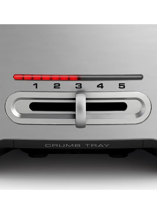 The Smart Toast 2 Slice Toaster 1000.0 W BTA825BSS Silver