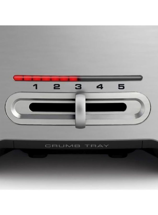 The Smart Toast 2 Slice Toaster 1000.0 W BTA825BSS Silver