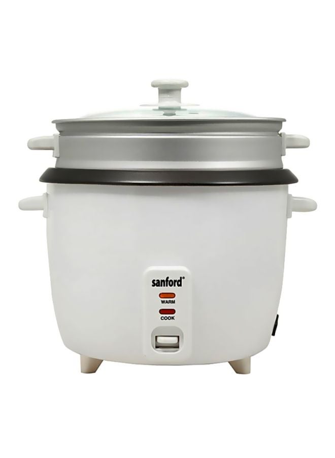 Sanford 1.8 Liter Rice Cooker 1.8 L 650.0 W SF1152RC White/Silver - Image 1