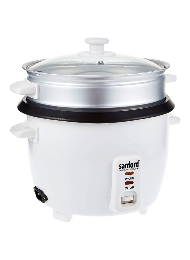 Sanford 1.8 Liter Rice Cooker 1.8 L 650.0 W SF1152RC White/Silver - Image 2