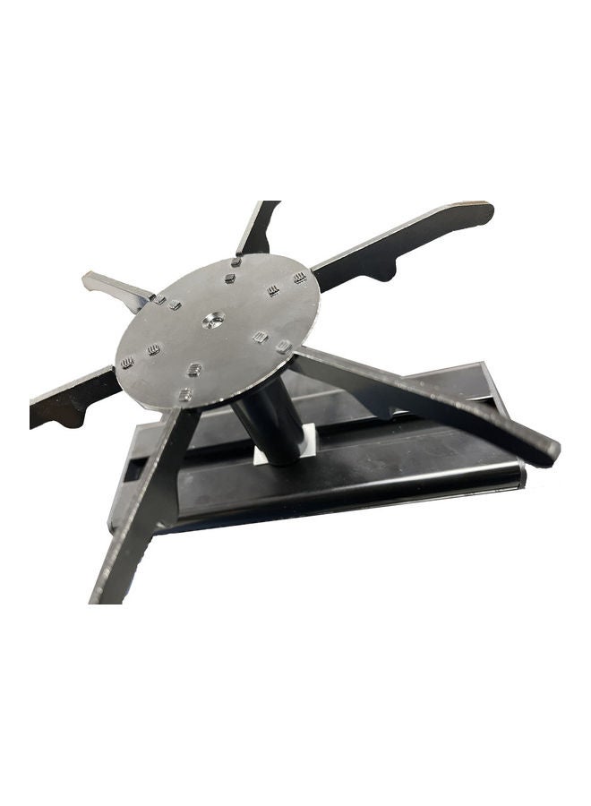 fashionhome Aluminum Roof Mounted Rotating Hook Black 15 x 5 x 6cm  - Image 2