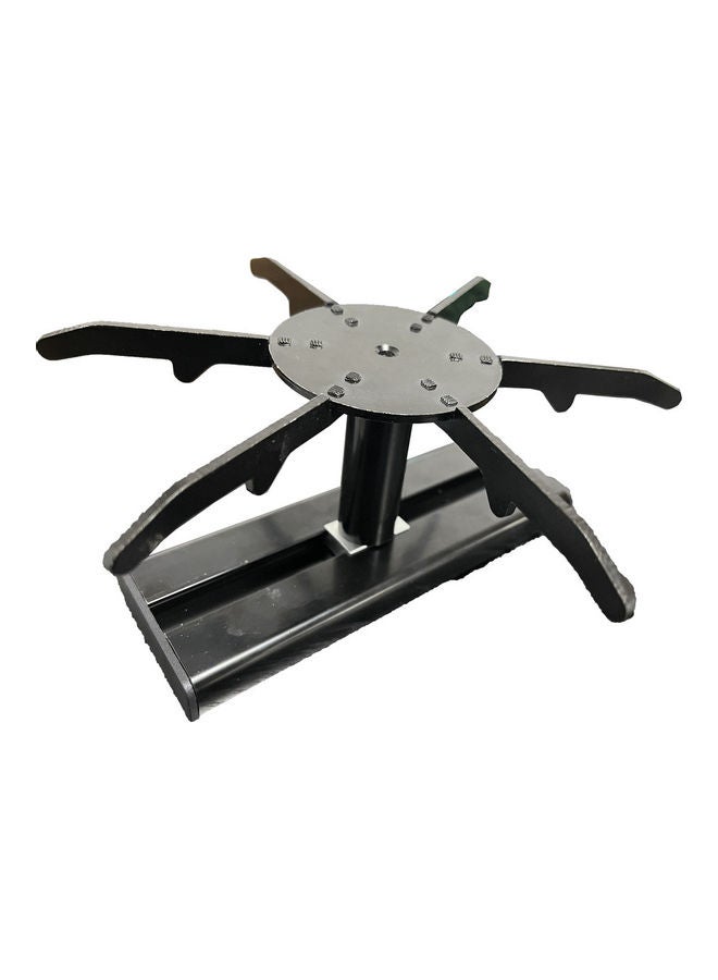 fashionhome Aluminum Roof Mounted Rotating Hook Black 15 x 5 x 6cm  - Image 3