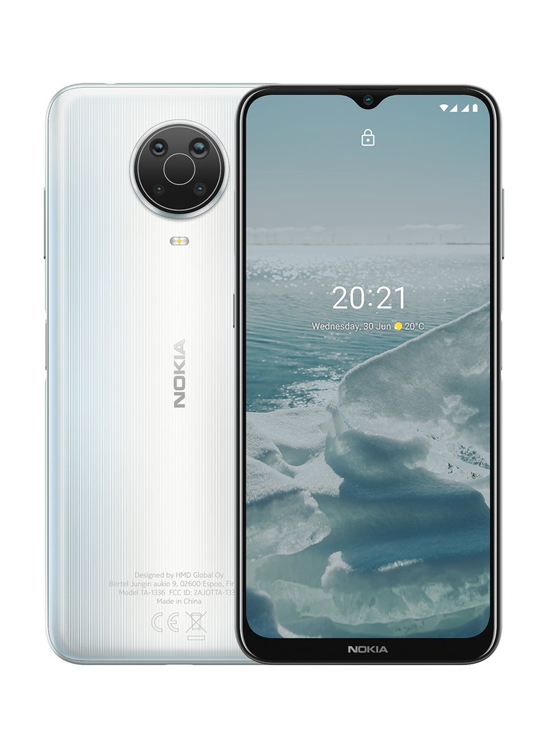 NOKIA - G20 Dual SIM Glacier Silver  4GB RAM 128GB 4G LTE - Middle East Version - Image 1