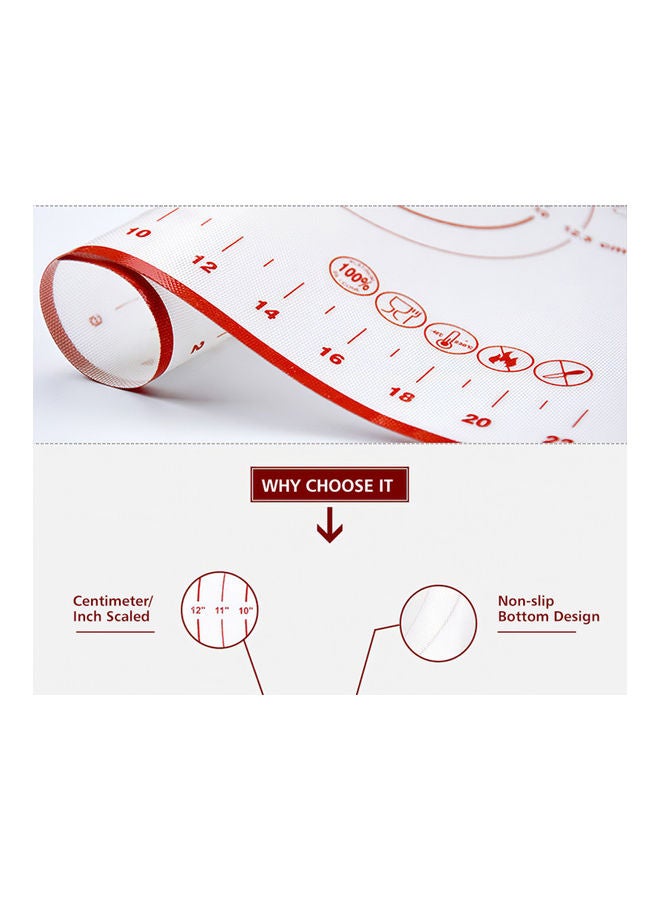 Dough Maker Mat Red/White  - Image 2