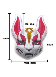 MissTiara Full Face Hand-Painted Fox Mask  - Image 3