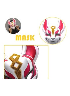 MissTiara Full Face Hand-Painted Fox Mask  - Image 4
