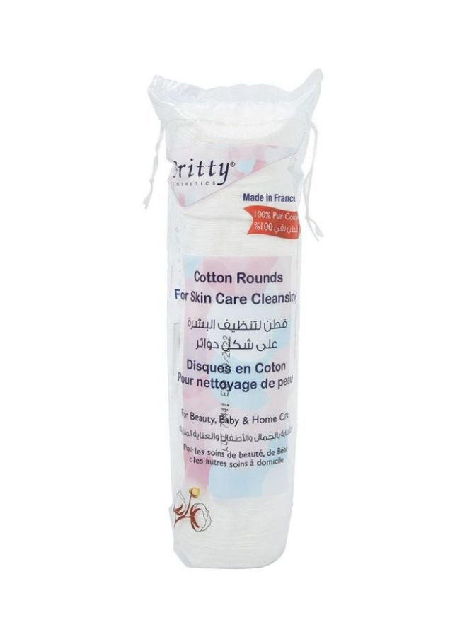 Pritty Cotton Round Pads White - Image 1
