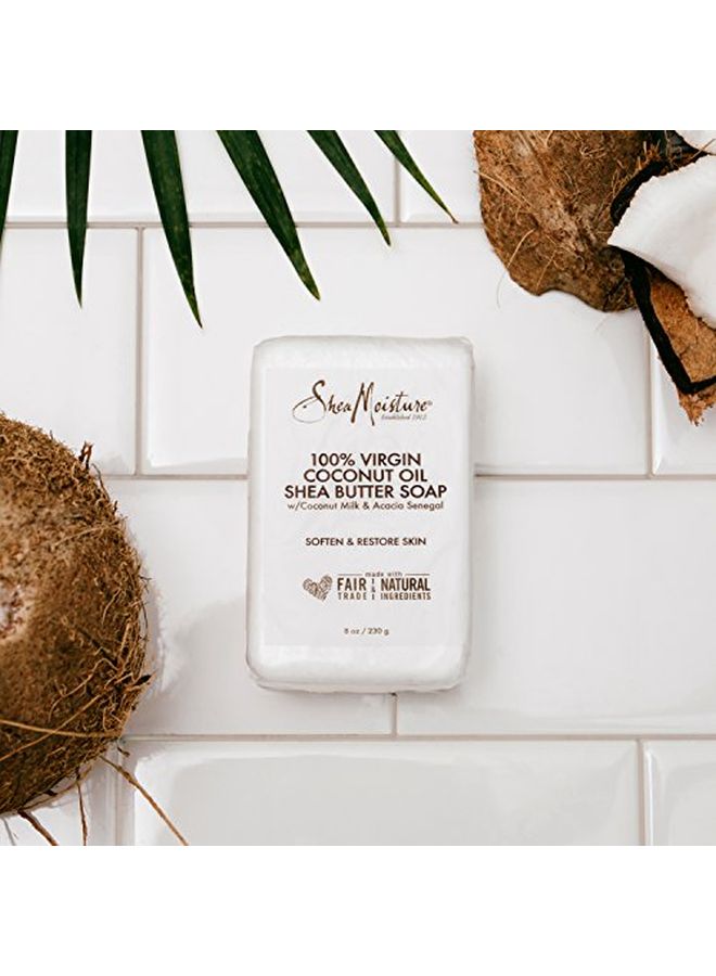 شيامويستر صابون زيت جوز الهند البكر بنسبة 100% وزبدة الشيا، 8 أونصة (236 مل) (عبوة من 3 قطع) - Image 3
