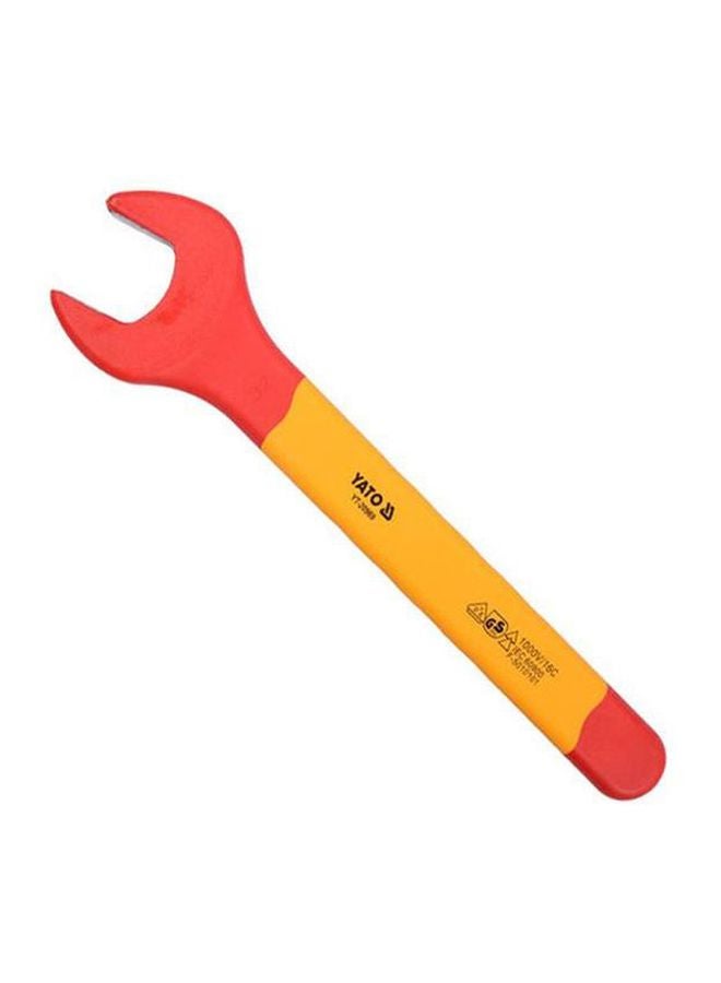 Yato Insulated Open End Wrench 24mm VDE-1000V YT-20966 Yellow/Orange - Image 3
