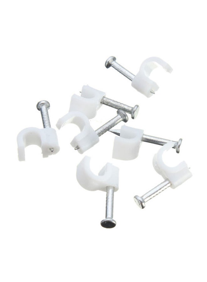 LAWAZIM - Cable Clip Box White 6mm - Image 1