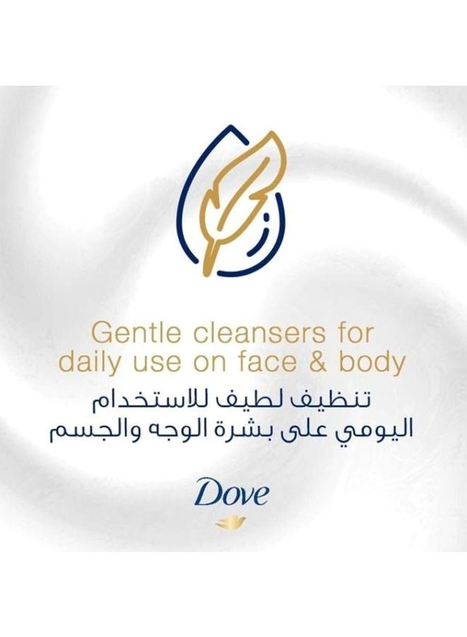 دوف مجموعة قوالب الجمال للترطيب من 5 قطع أبيض 106جرام - Image 3