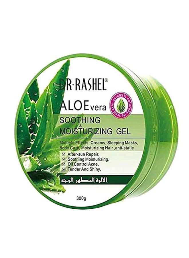 DR. RASHEL - Aloe Vera soothing & moisturizing gel 300 G Green 40grams - Image 1