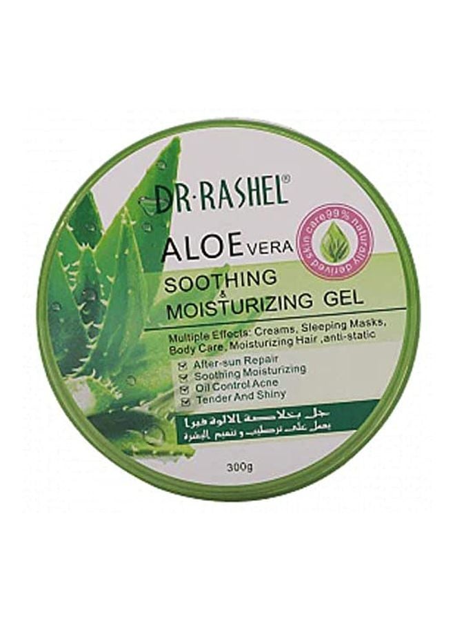 DR. RASHEL - Aloe Vera soothing & moisturizing gel 300 G Green 40grams - Image 1