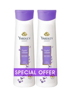 Yardley Body Lotion English Lavender 200ml Pack of 2  - Image 1