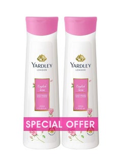 Yardley Body Lotion English Rose 200ml Pack of 2  - Image 1