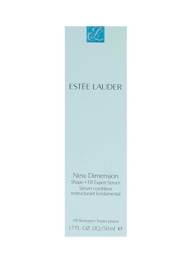 ESTEE LAUDER - Estee Lauder Women's New Dimension Shape + Fill Expert Serum, All Skin Types, 1.7 Ounce Blue 50ml - Image 1