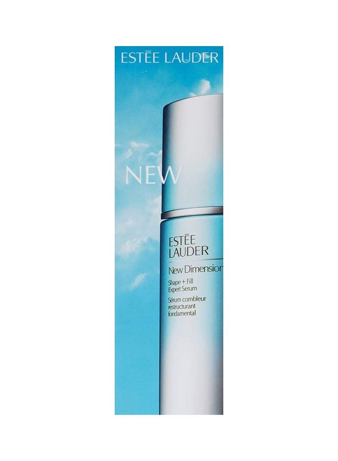 ESTEE LAUDER - Estee Lauder Women's New Dimension Shape + Fill Expert Serum, All Skin Types, 1.7 Ounce Blue 50ml - Image 1