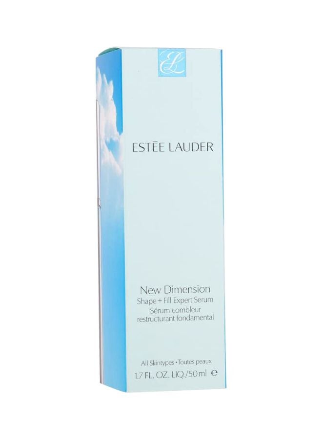 ESTEE LAUDER - Estee Lauder Women's New Dimension Shape + Fill Expert Serum, All Skin Types, 1.7 Ounce Blue 50ml - Image 1