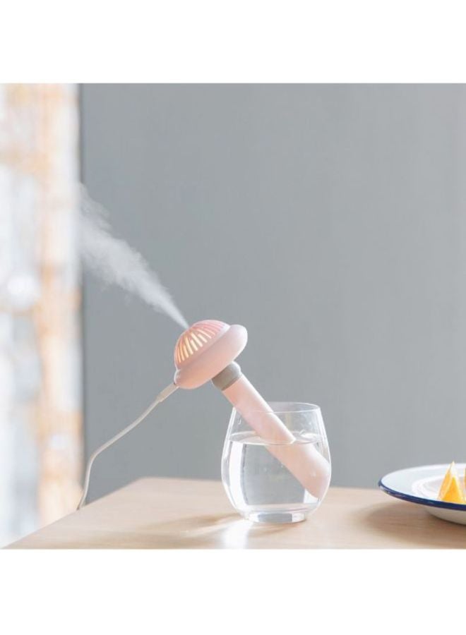 homgeek Portable UFO-shaped  Humidifier Pink/Grey/White 25.00x8.00x8.00centimeter - Image 2