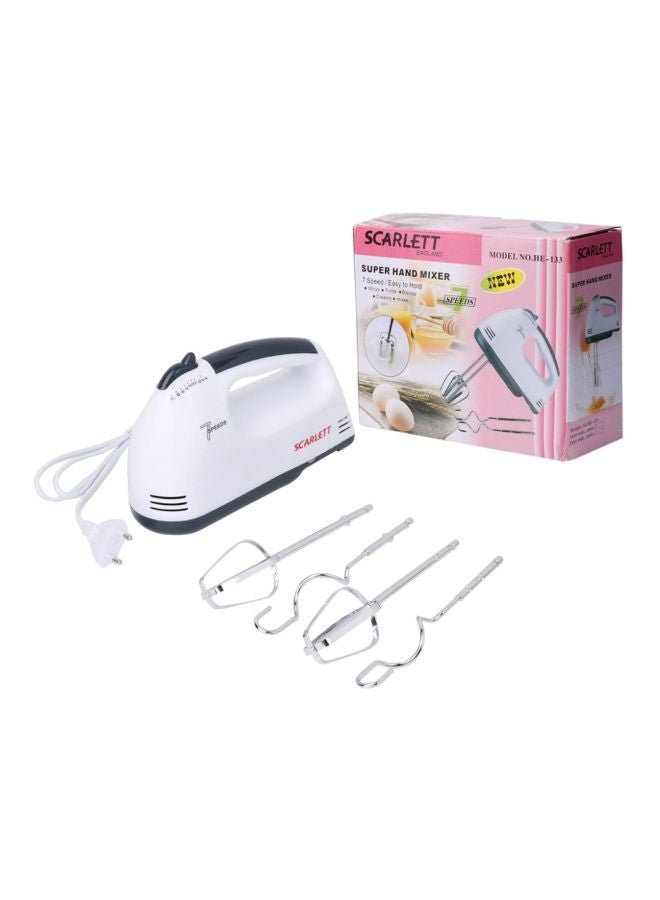 7-Speed Electric Super Hand Mixer 260.0 W HE-133 White/Silver/Grey - v1622702948/N33004274A_3